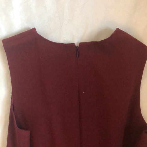 Theory burgundy fit and flare dress.  Great condition.  Perfect for the office. - Picture 3 of 4